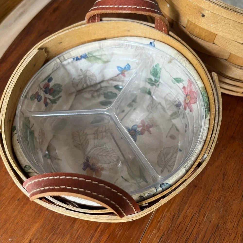 Vintage‎ Longaberger Handwoven Baskets Set of 2